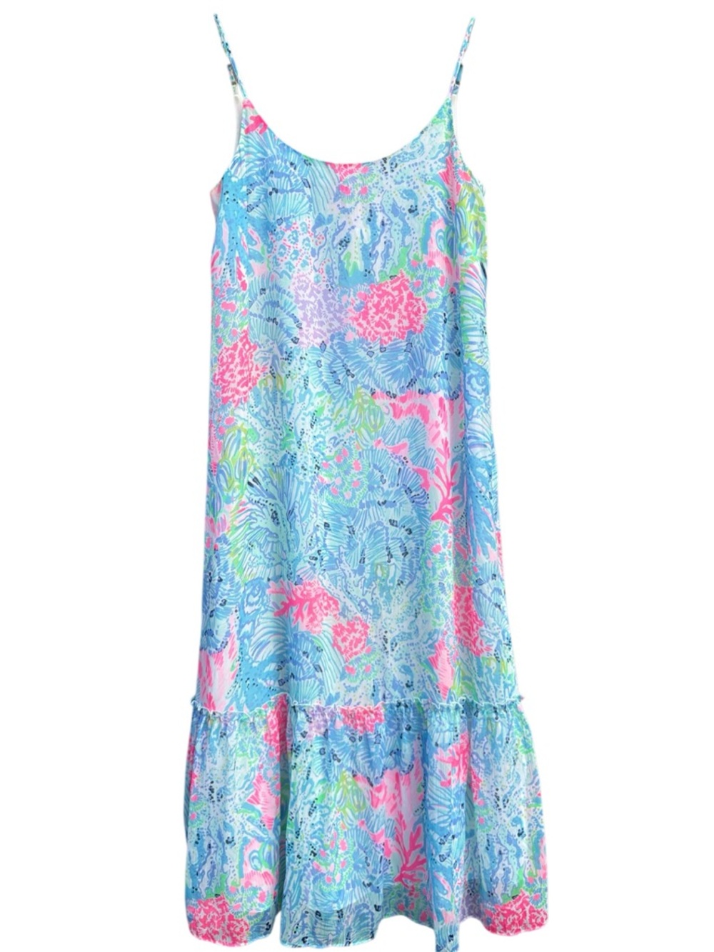 EUC Lilly Pulitzer Winni Midi Dress Sink or Swim Size Small
